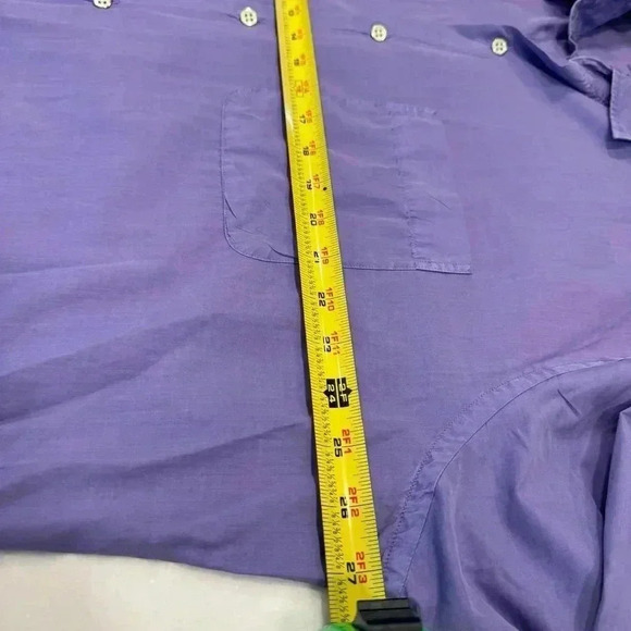 Peter Millar seaside collection men’s button up shirt lavender size XL - Picture 6 of 10